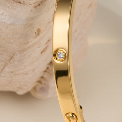 [⭐Luxery]LOVE BRACELET 3.65MM 6 DIAMONDS