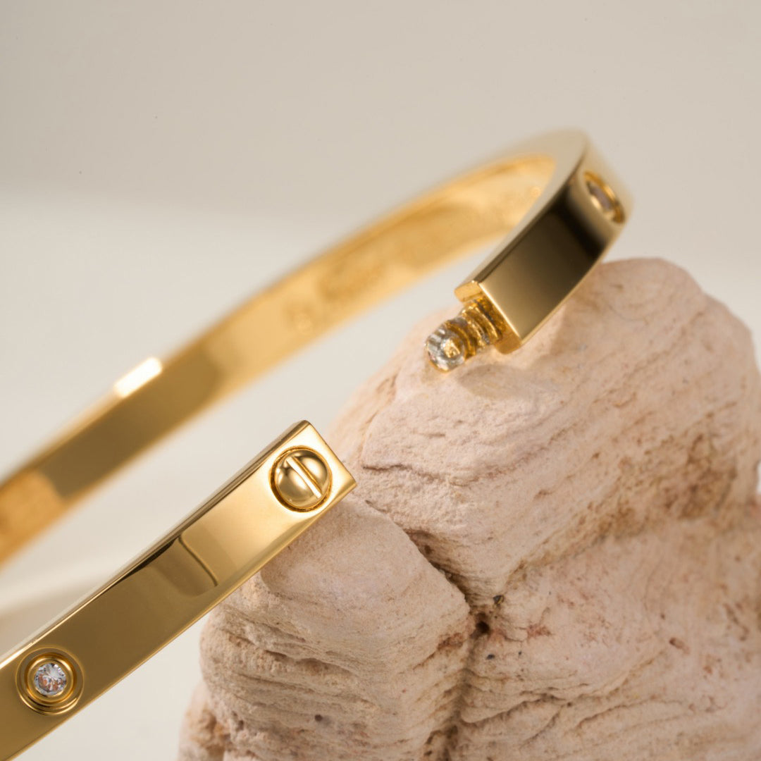 [⭐Luxery]LOVE BRACELET 3.65MM 6 DIAMONDS