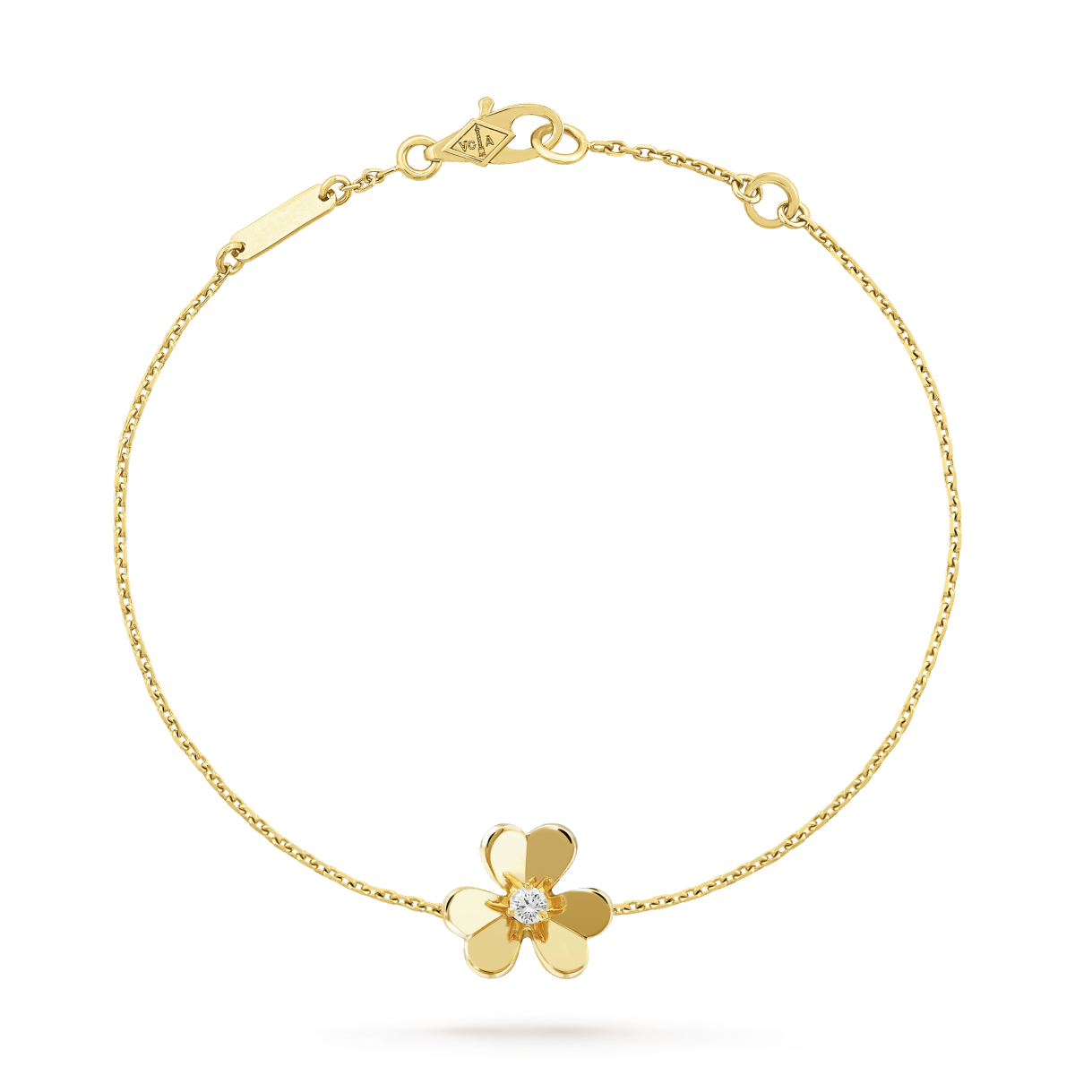 [⭐Luxery]FRIVOLE GOLD FLOWER PINK MALACHITE BRACELET