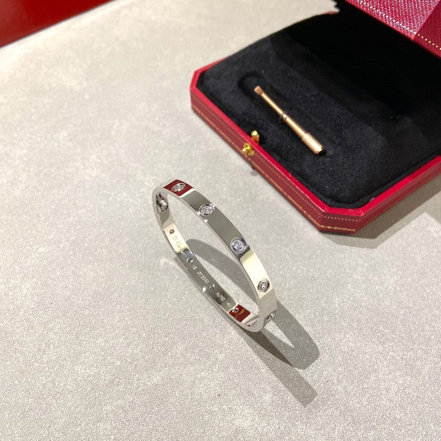 [⭐Luxery]LOVE BRACELET 6.1MM 10 DIAMONDS