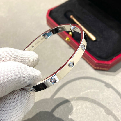 [⭐Luxery]LOVE BRACELET 6.1MM 10 DIAMONDS