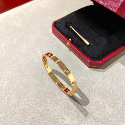 [⭐Luxery]LOVE BRACELET 6.1MM 10 DIAMONDS
