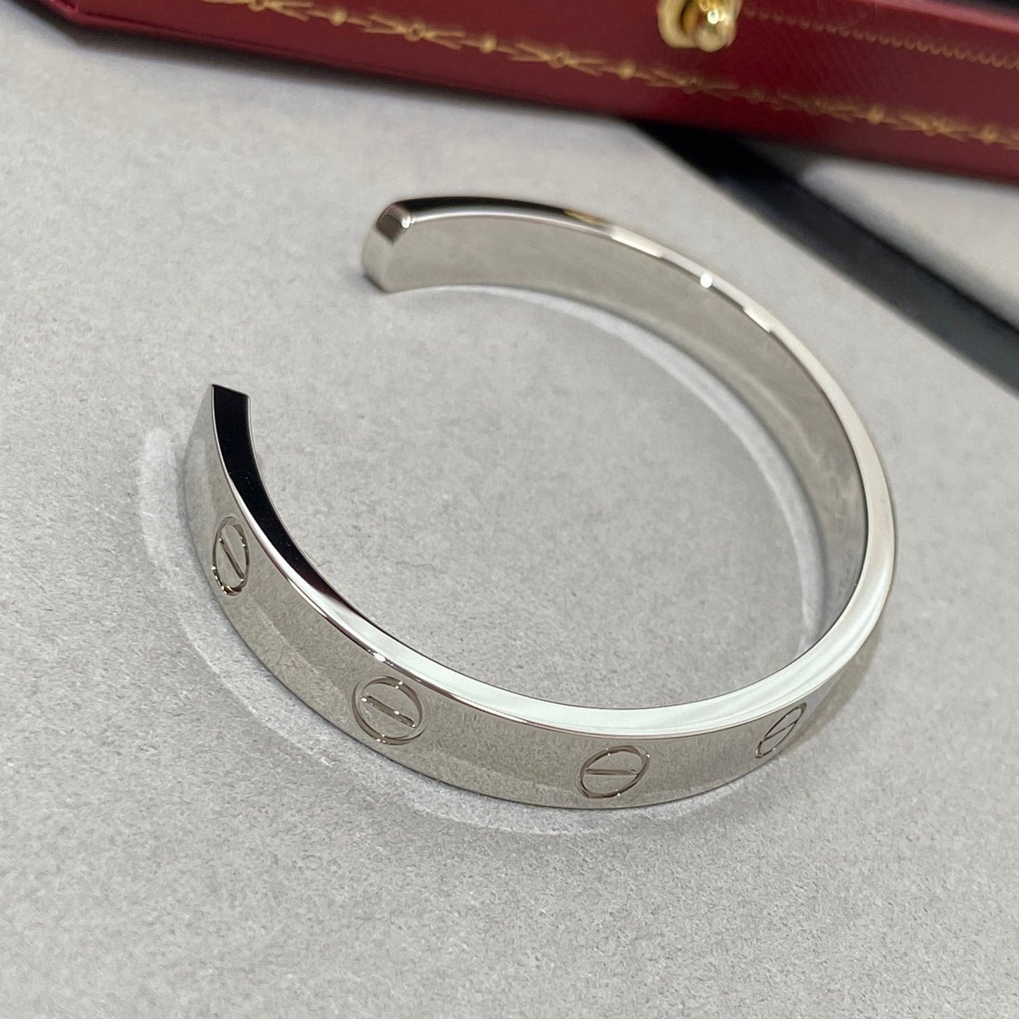 [⭐Luxery]LOVE BRACELET 6.1MM 1 DIAMOND OPEN CUFF