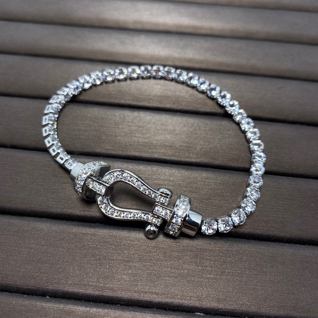 [⭐Luxery]FORCE  HORSESHOE  DIAMOND TENNIS BRACELET