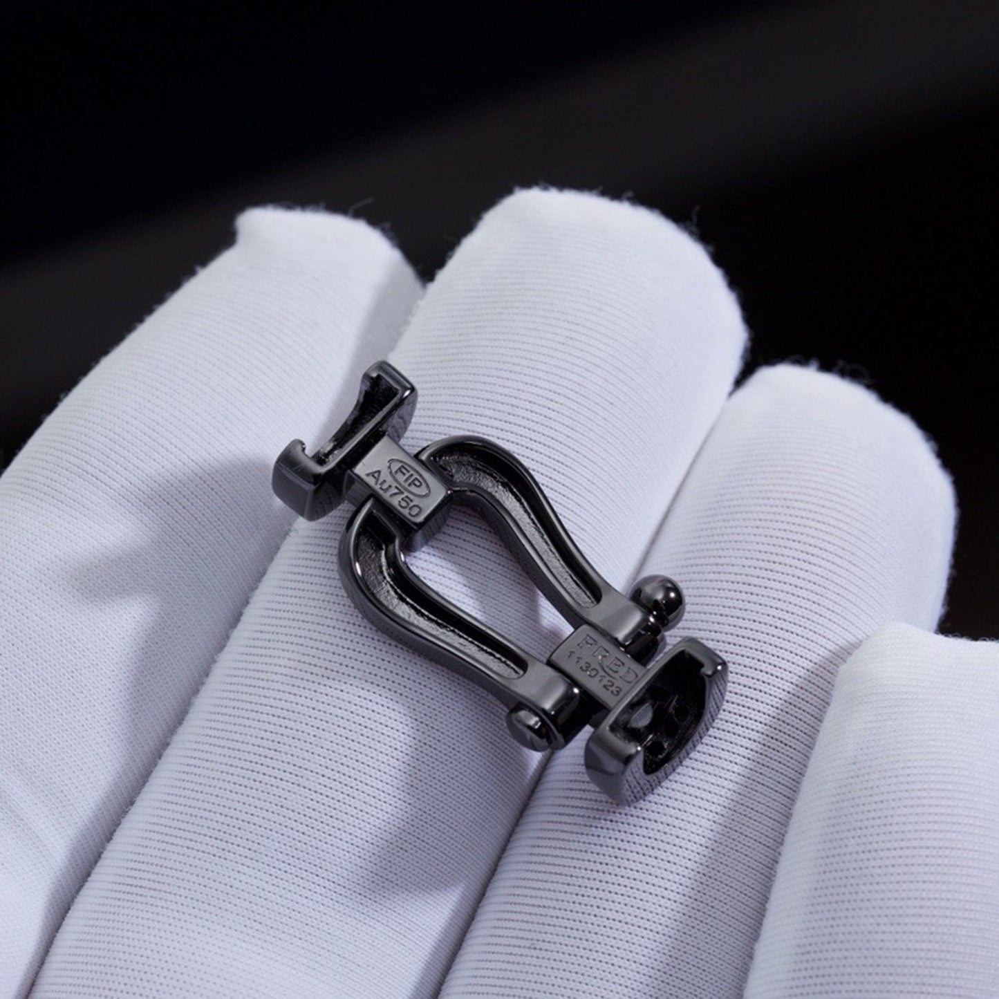 [⭐Luxery]FORCE LARGE SERIES HORSESHOE BLACK SAMURAI BRACELET
