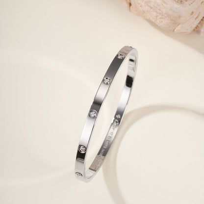 [⭐Luxery]LOVE BRACELET 3.65MM 10 DIAMONDS