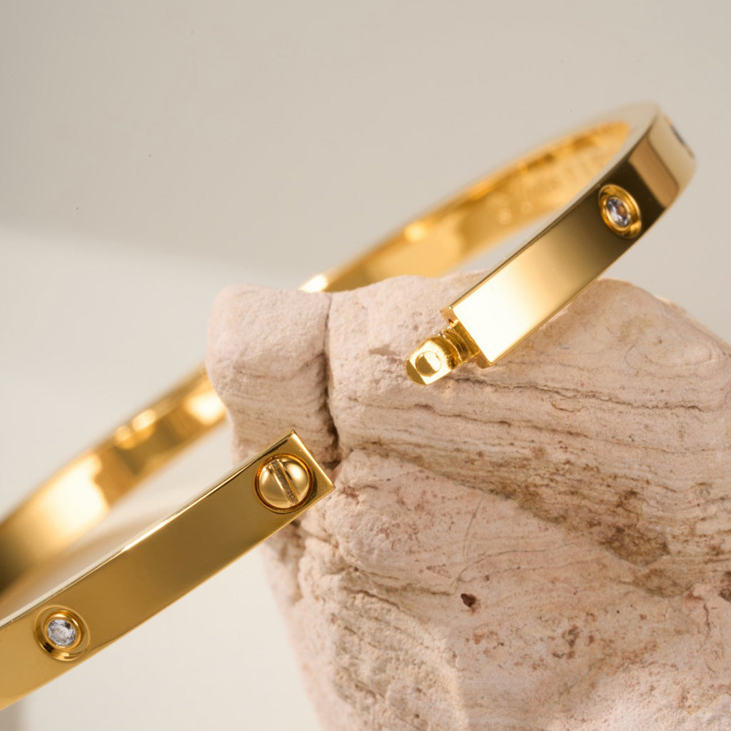[⭐Luxery]LOVE BRACELET 3.65MM 10 DIAMONDS