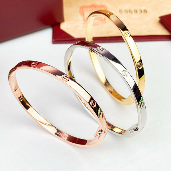 [⭐Luxery]LOVE BRACELET 3.65MM NO DIAMONDS