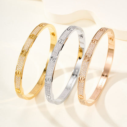 [⭐Luxery]LOVE BRACELET 4.8MM DIAMOND-PAVED