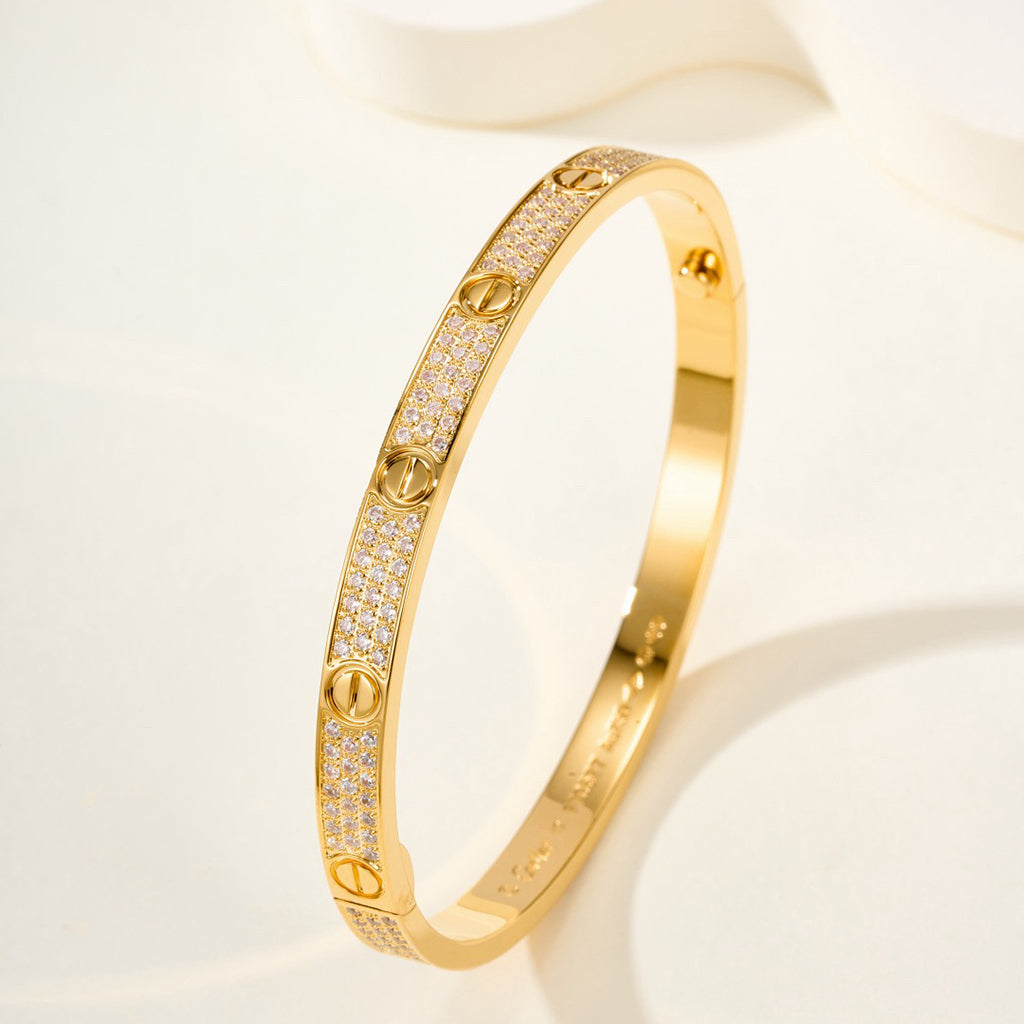 [⭐Luxery]LOVE BRACELET 4.8MM DIAMOND-PAVED