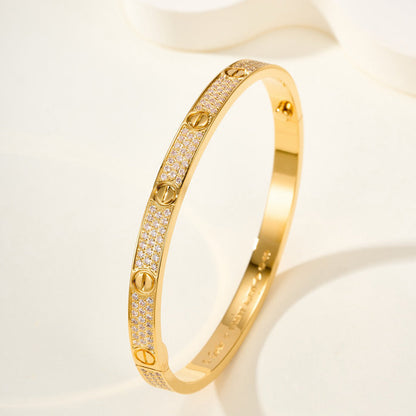 [⭐Luxery]LOVE BRACELET 4.8MM DIAMOND-PAVED