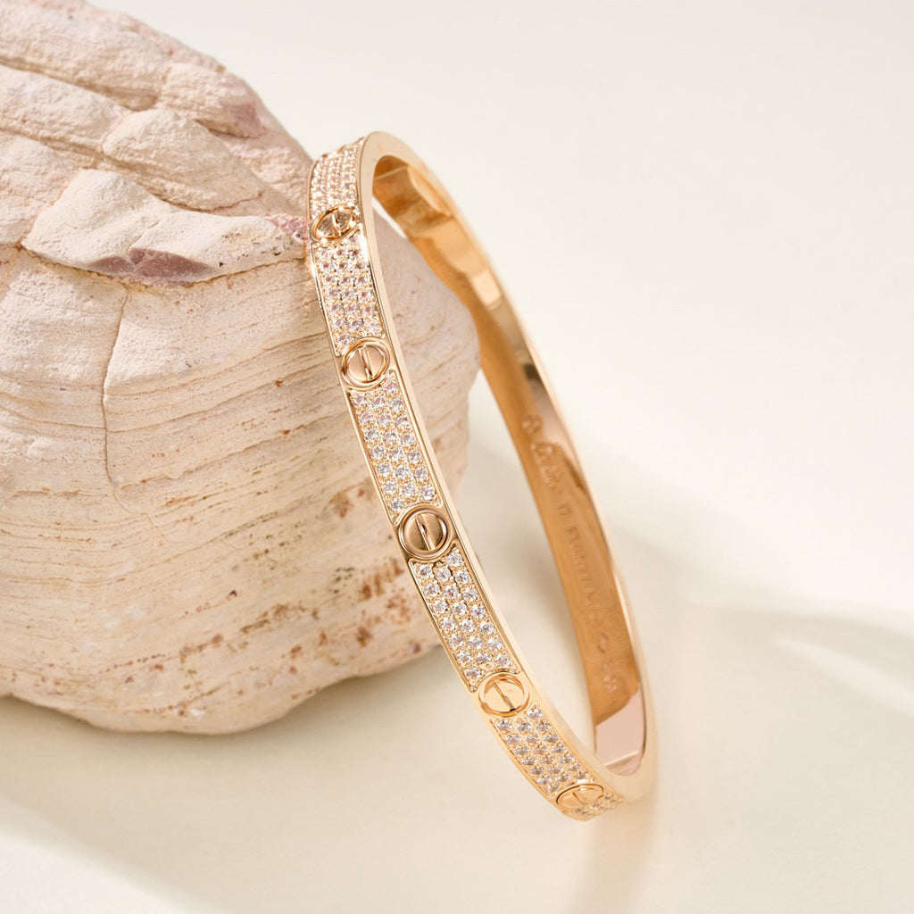 [⭐Luxery]LOVE BRACELET 4.8MM DIAMOND-PAVED