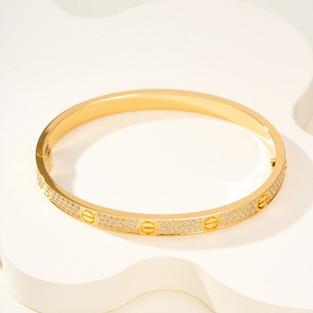 [⭐Luxery]LOVE BRACELET 4.8MM DIAMOND-PAVED