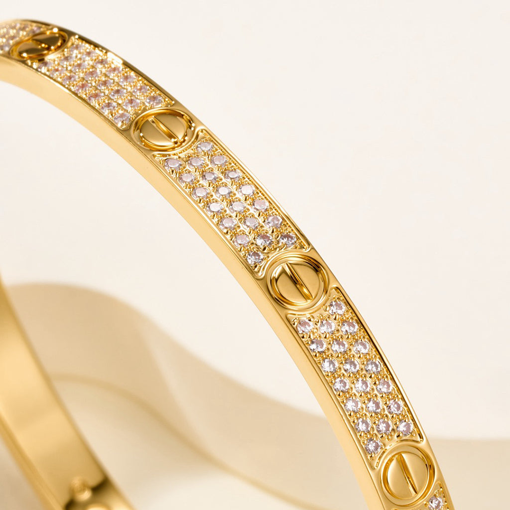 [⭐Luxery]LOVE BRACELET 4.8MM DIAMOND-PAVED
