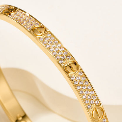 [⭐Luxery]LOVE BRACELET 4.8MM DIAMOND-PAVED