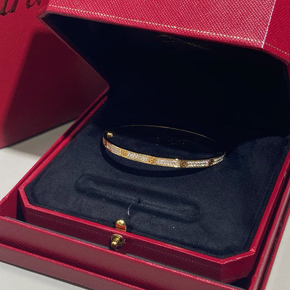 [⭐Luxery]LOVE BRACELET 3.65MM DIAMOND-PAVED