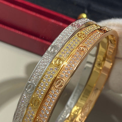 [⭐Luxery]LOVE BRACELET 3.65MM DIAMOND-PAVED