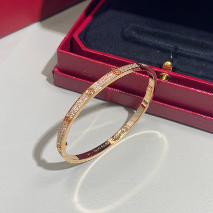 [⭐Luxery]LOVE BRACELET 3.65MM DIAMOND-PAVED