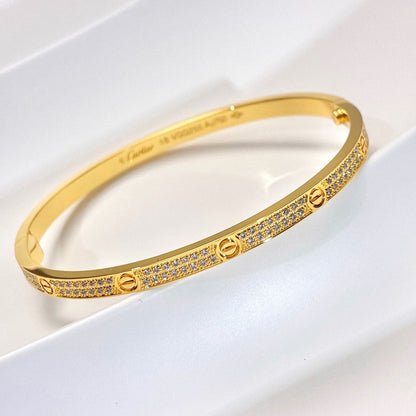 [⭐Luxery]LOVE BRACELET 3.65MM DIAMOND-PAVED