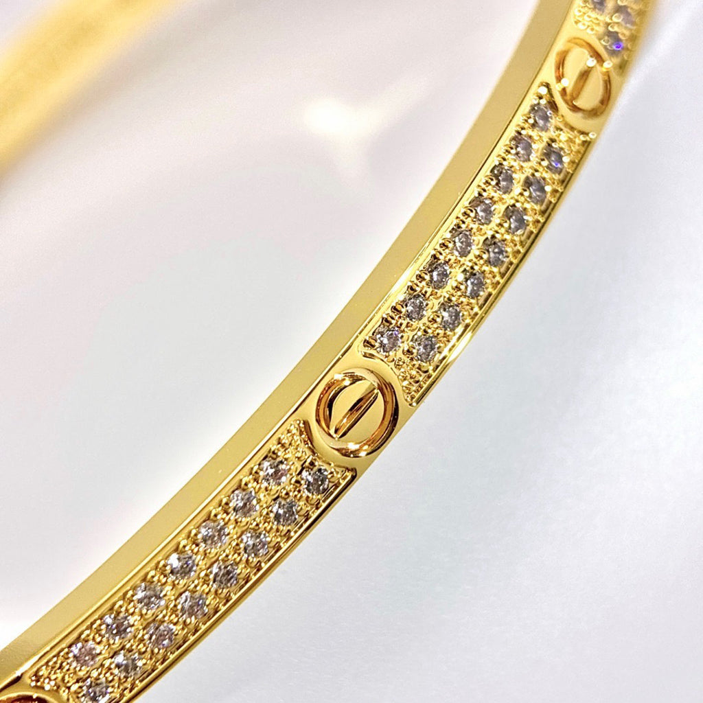[⭐Luxery]LOVE BRACELET 3.65MM DIAMOND-PAVED