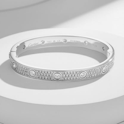 [⭐Luxery]LOVE BRACELET 6.1MM DIAMOND-PAVED 10 BIG DIAMONDS