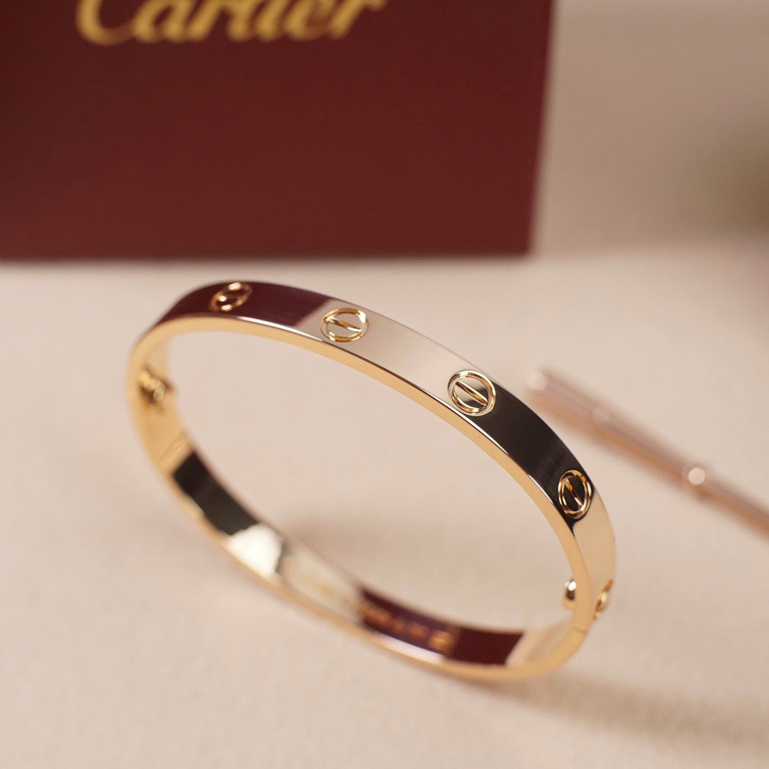 [⭐Luxery]LOVE BRACELET 6.1MM NO DIAMONDS