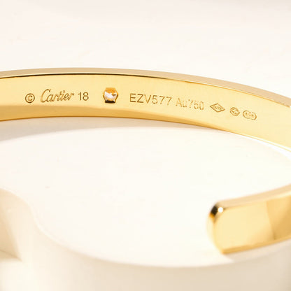 [⭐Luxery]LOVE BRACELET 6.1MM 1 DIAMOND OPEN CUFF