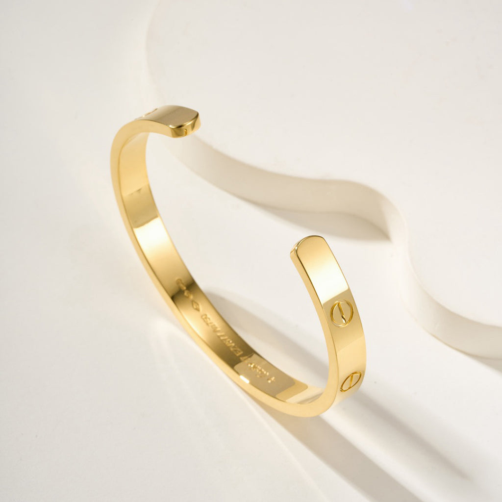 [⭐Luxery]LOVE BRACELET 6.1MM OPEN CUFF