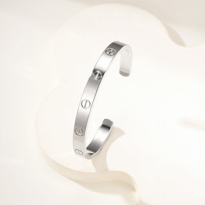 [⭐Luxery]LOVE BRACELET 6.1MM OPEN CUFF