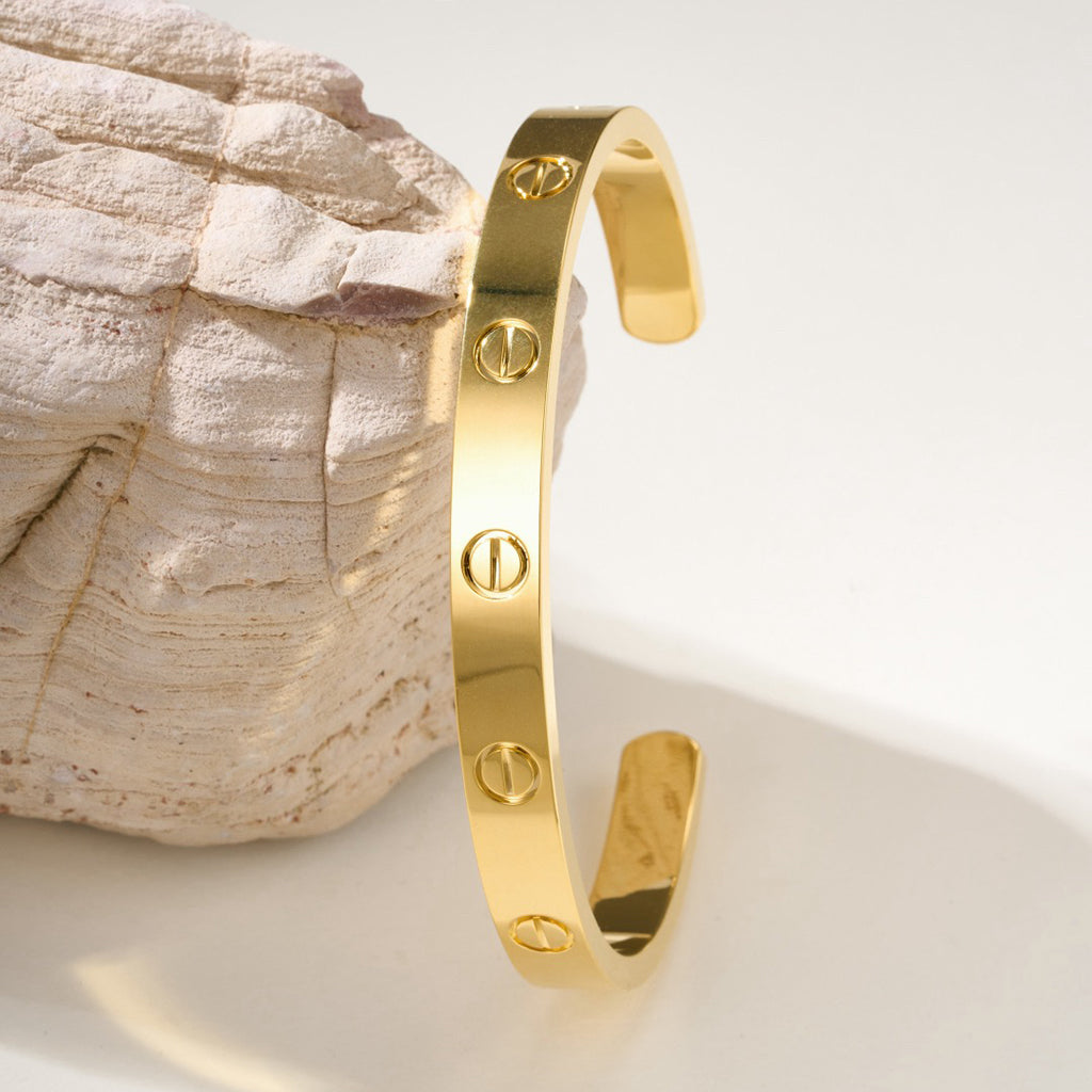 [⭐Luxery]LOVE BRACELET 6.1MM OPEN CUFF