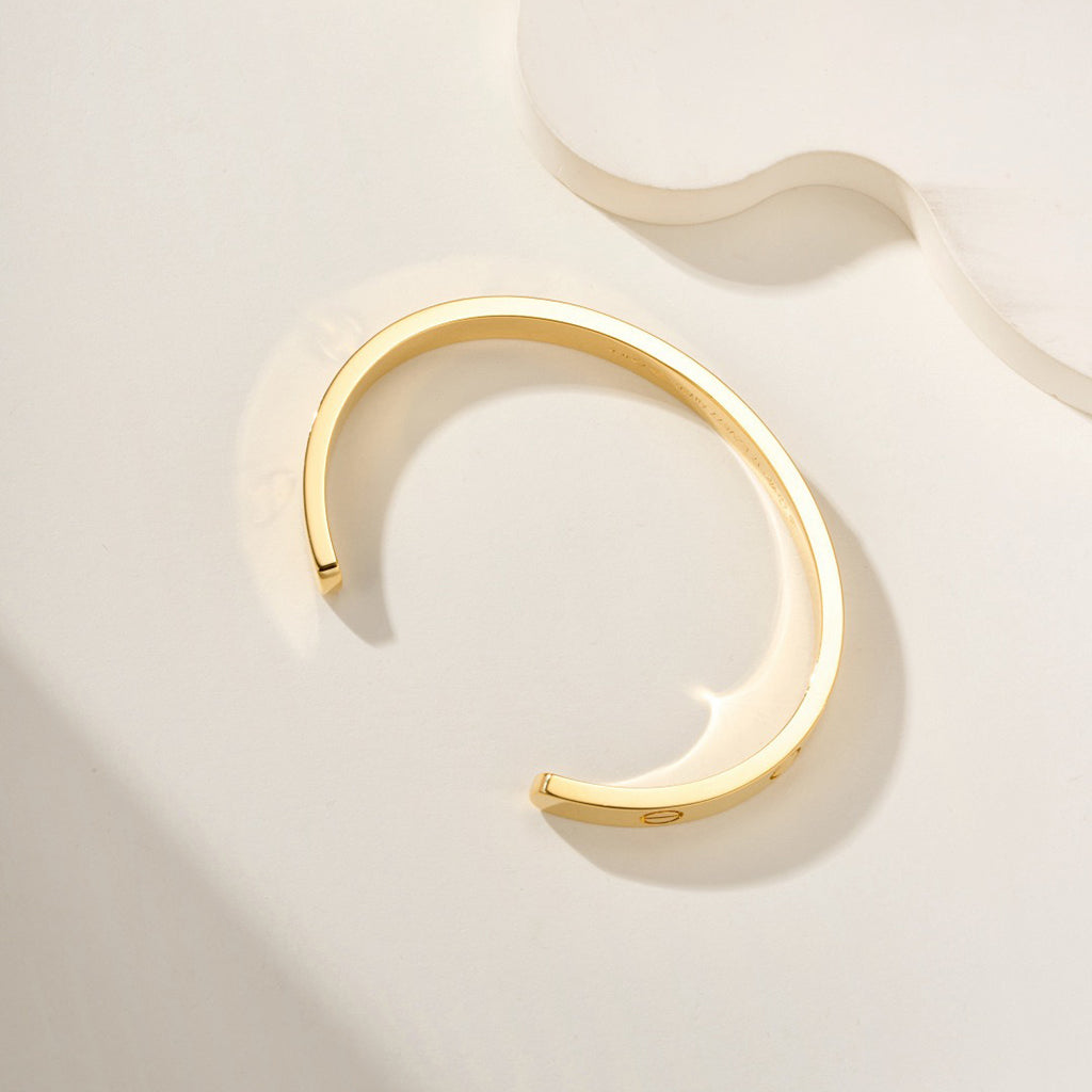 [⭐Luxery]LOVE BRACELET 6.1MM OPEN CUFF