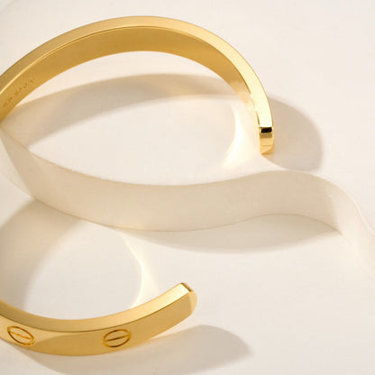 [⭐Luxery]LOVE BRACELET 6.1MM OPEN CUFF