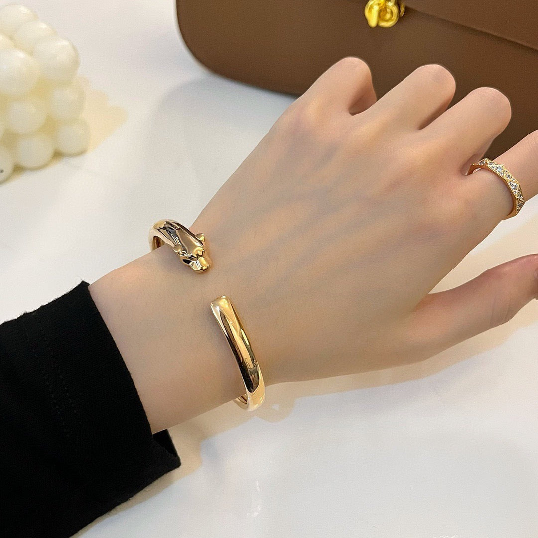 [⭐Luxery]PANTHERE OPEN BRACELET