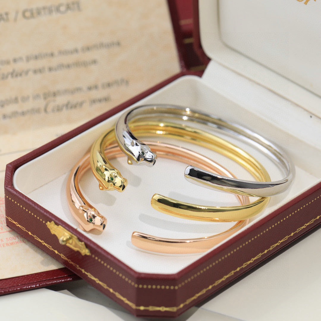 [⭐Luxery]PANTHERE OPEN BRACELET