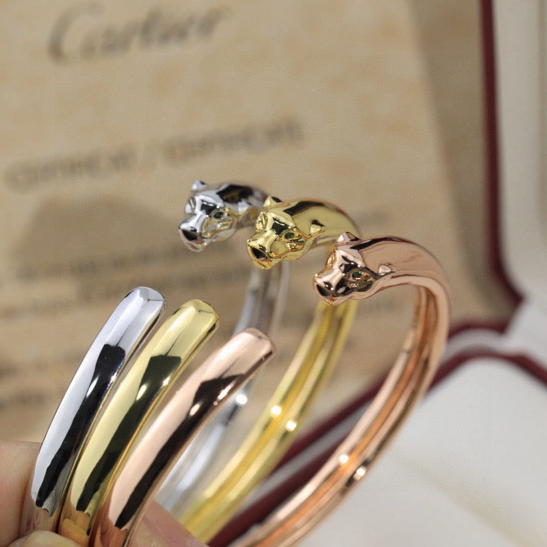 [⭐Luxery]PANTHERE OPEN BRACELET