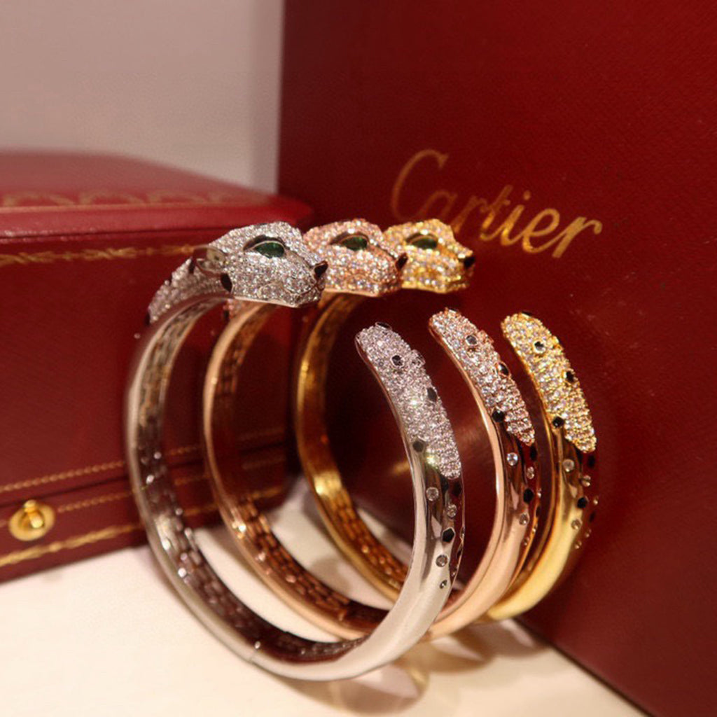 [⭐Luxery]PANTHERE BIG BRACELET DIAMONDS