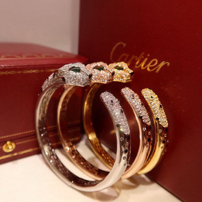 [⭐Luxery]PANTHERE BIG BRACELET DIAMONDS