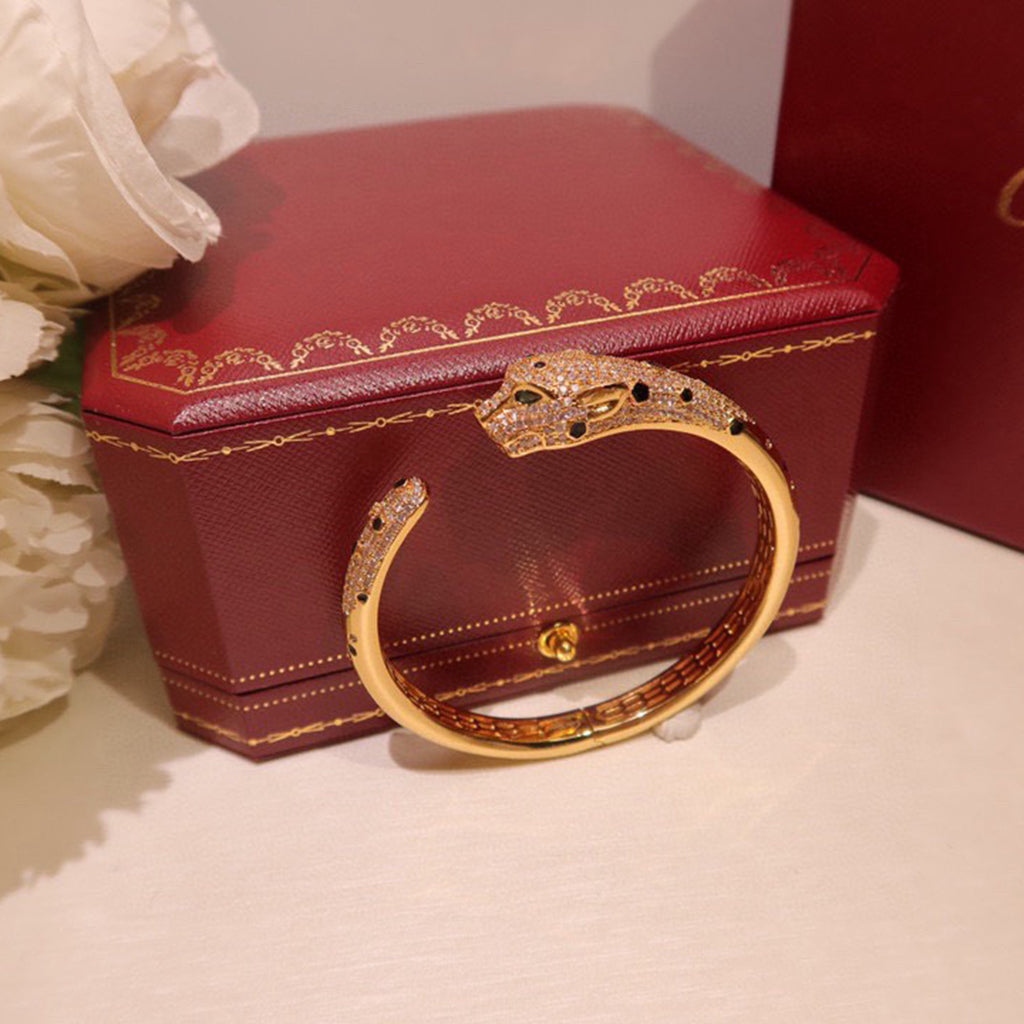 [⭐Luxery]PANTHERE BIG BRACELET DIAMONDS