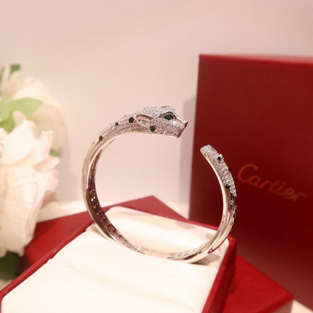 [⭐Luxery]PANTHERE BIG BRACELET DIAMONDS