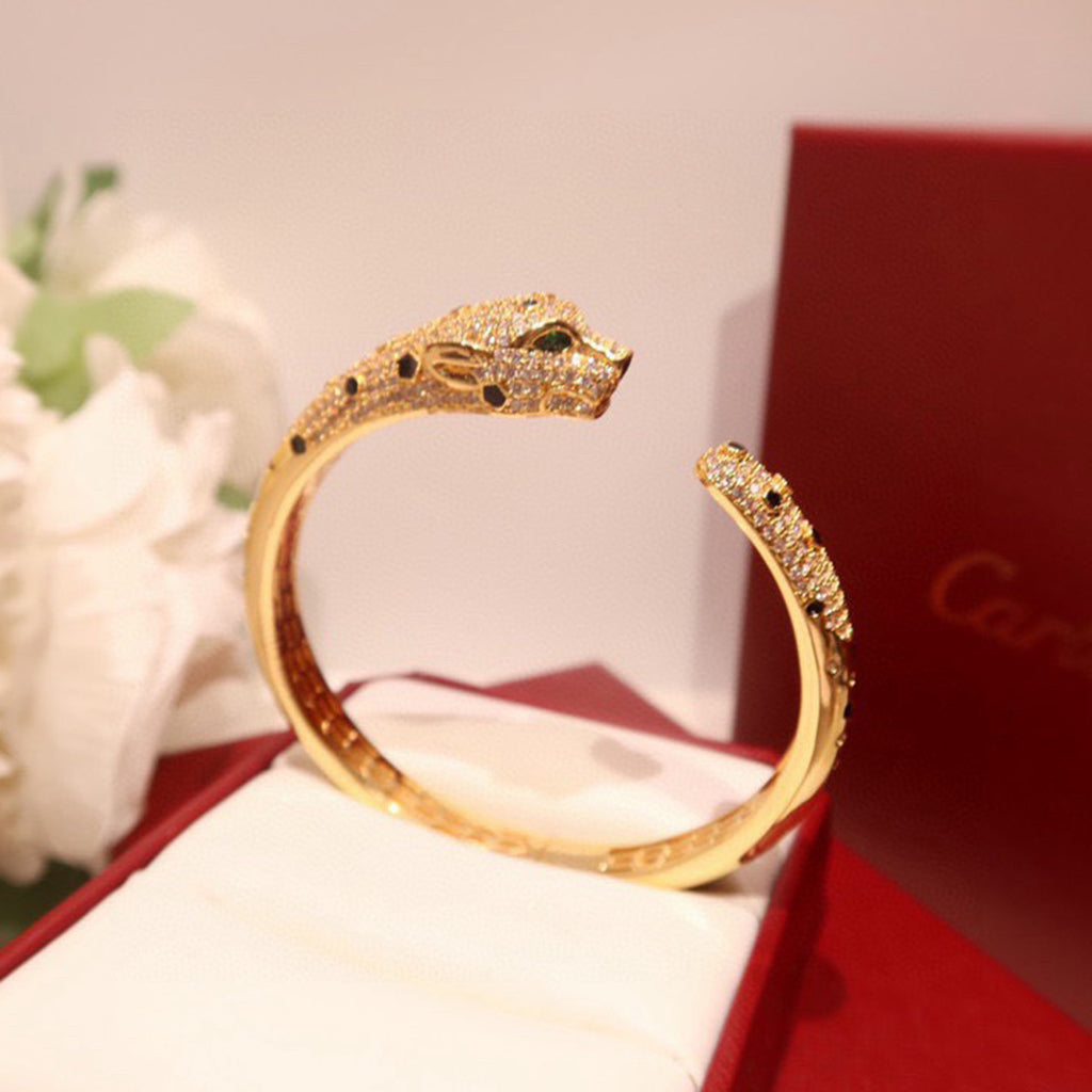 [⭐Luxery]PANTHERE BIG BRACELET DIAMONDS