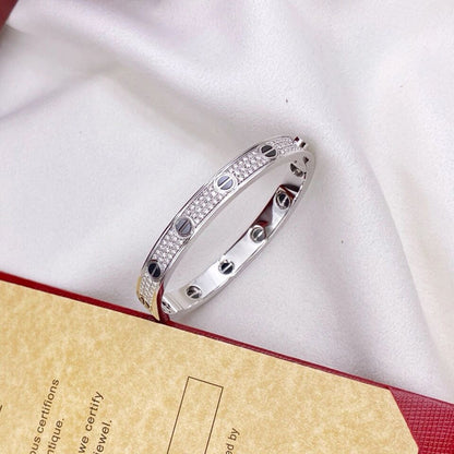 [⭐Luxery]LOVE BRACELET 6.1MM DIAMOND-PAVED CERAMIC