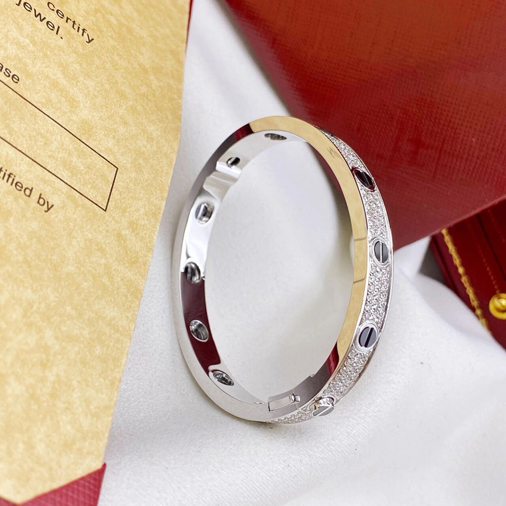 [⭐Luxery]LOVE BRACELET 6.1MM DIAMOND-PAVED CERAMIC