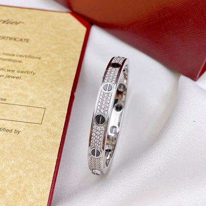 [⭐Luxery]LOVE BRACELET 6.1MM DIAMOND-PAVED CERAMIC
