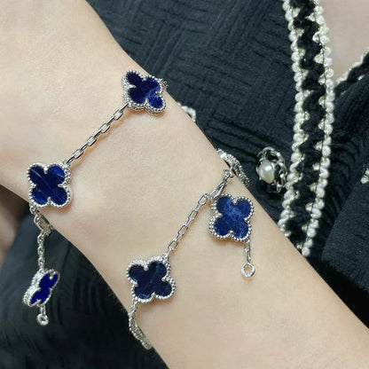[⭐Luxery]CLOVER 5 MOTIF PIETERSITE BRACELET COLLECTION