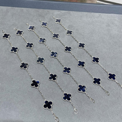 [⭐Luxery]CLOVER 5 MOTIF PIETERSITE BRACELET COLLECTION
