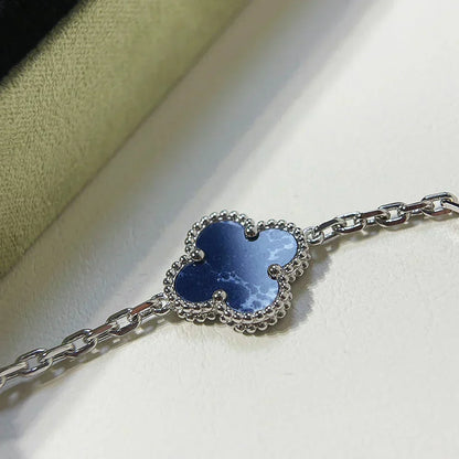 [⭐Luxery]CLOVER 5 MOTIF PIETERSITE BRACELET COLLECTION