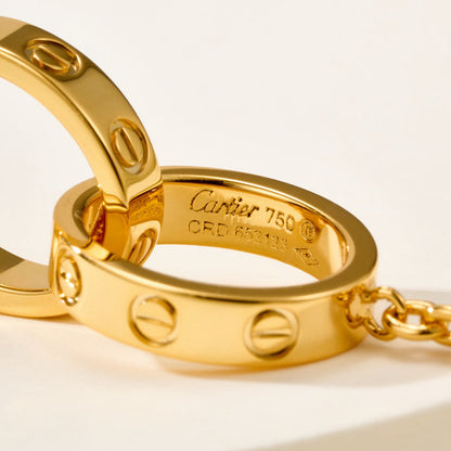 [⭐Luxery]LOVE BRACELET DOUBLE RING