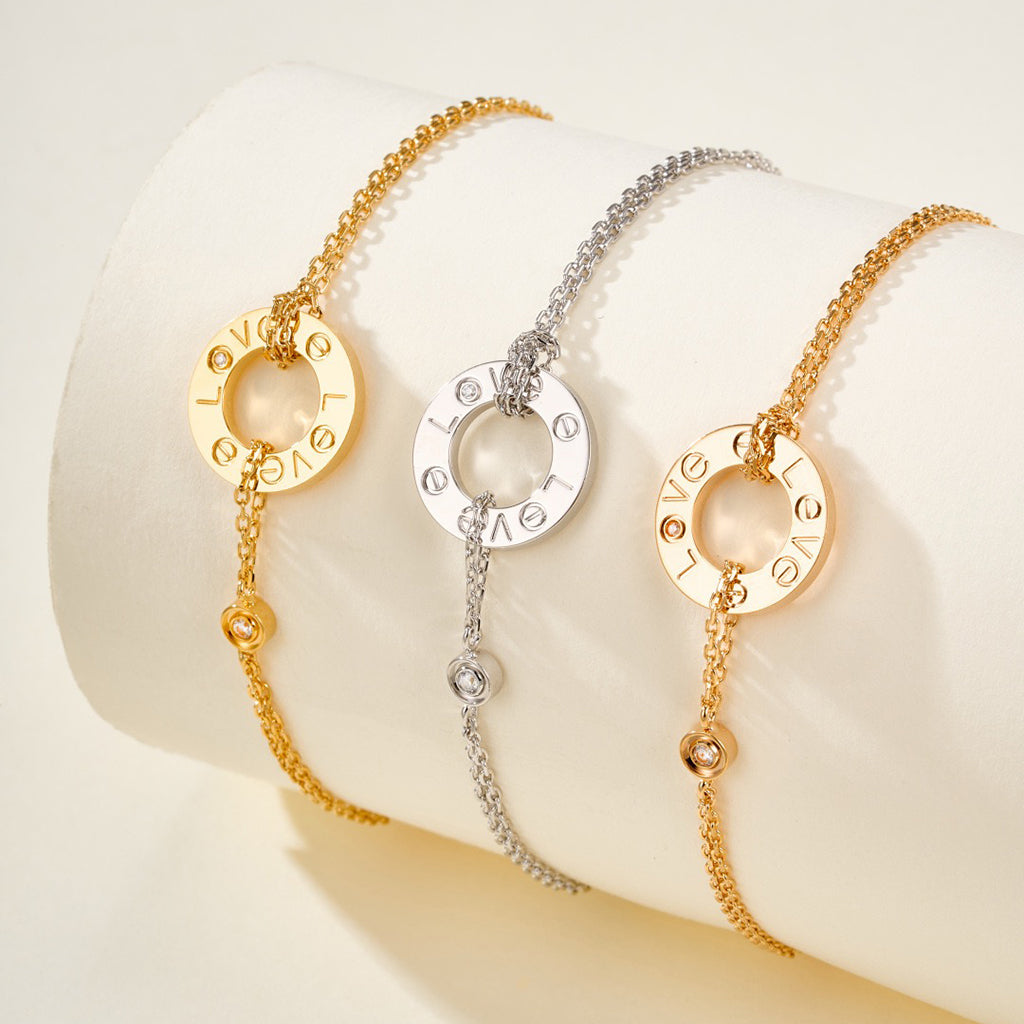 [⭐Luxery]LOVE BRACELET 2 DIAMOND