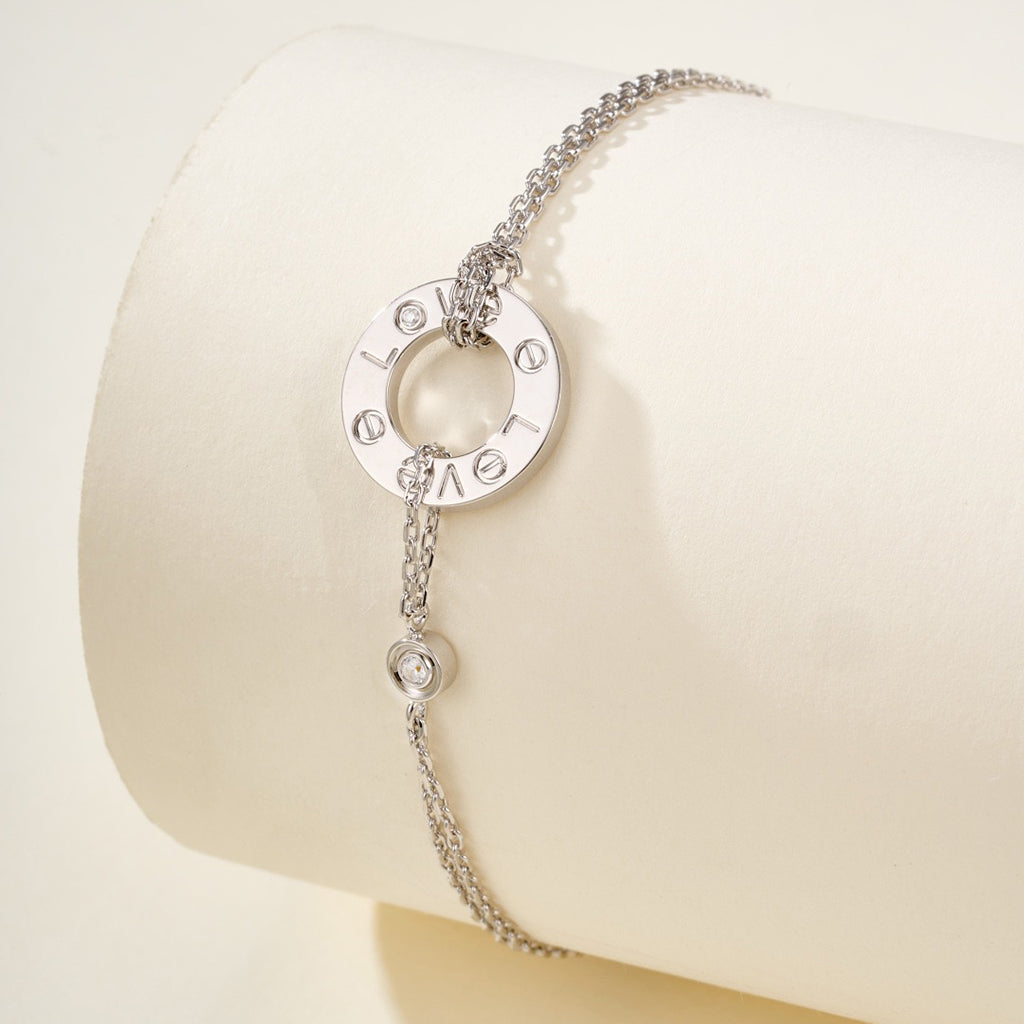 [⭐Luxery]LOVE BRACELET 2 DIAMOND