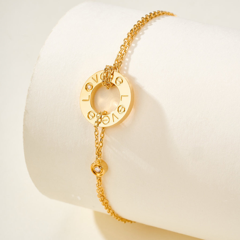 [⭐Luxery]LOVE BRACELET 2 DIAMOND